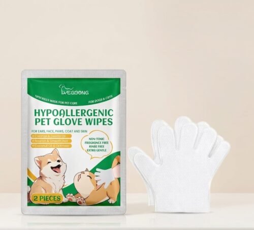 Pet Hair And Skin Gentle Cleaning Care Gloves