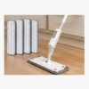 Flat Spray Mop with 4 Washable Microfiber Pads