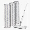 Flat Spray Mop with 4 Washable Microfiber Pads